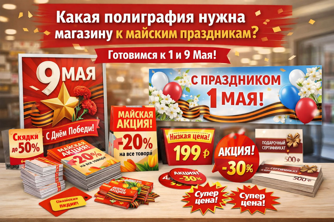 Полиграфия День Победы