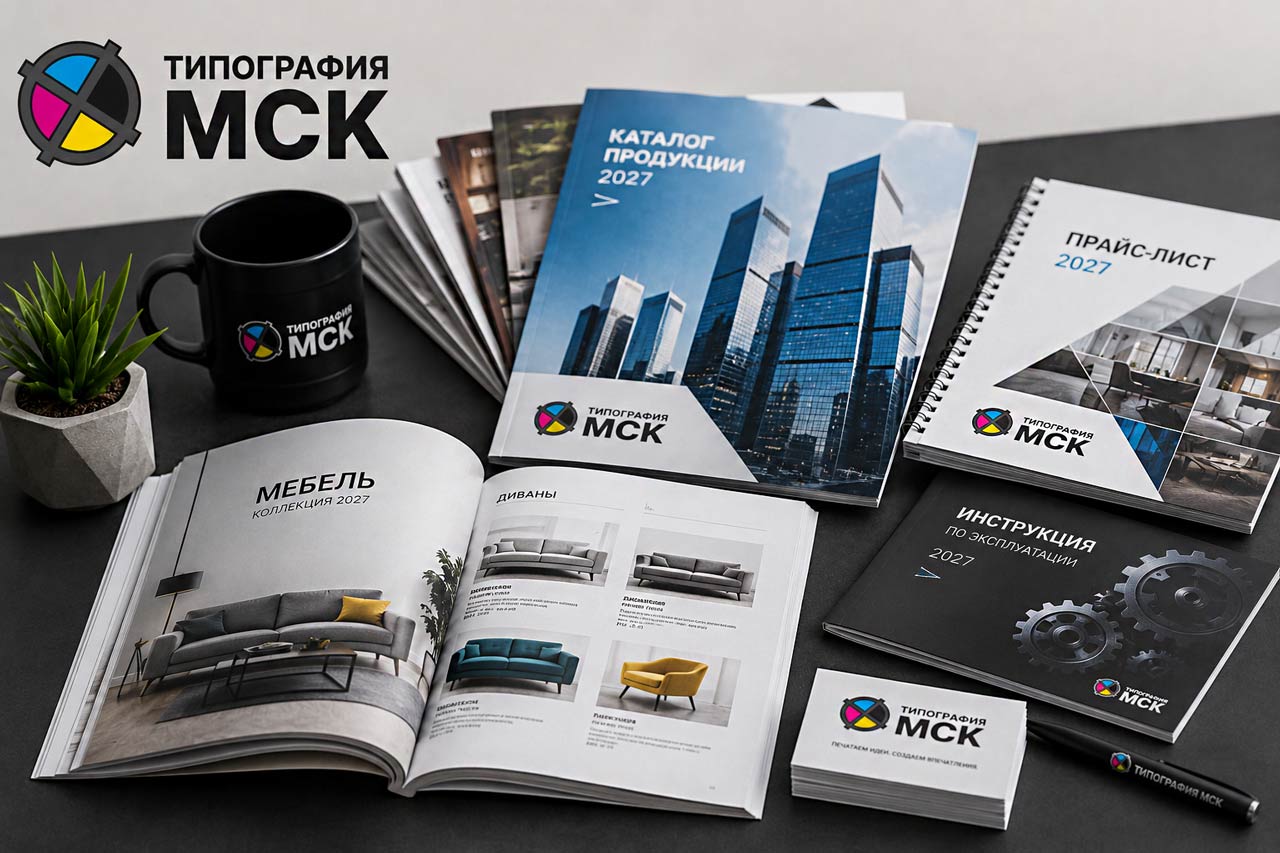 Печать каталогов в Москве