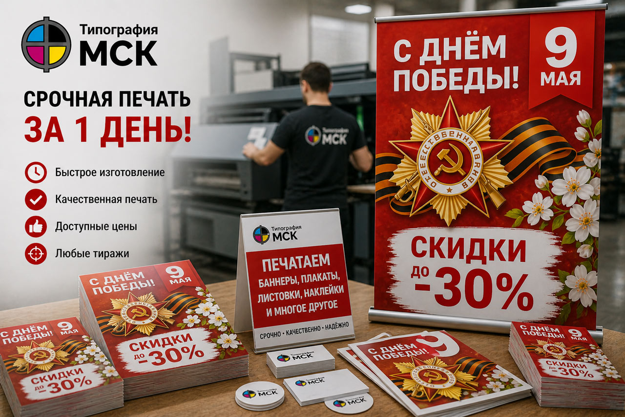 Срочная полиграфия Срочная печать в Типографии